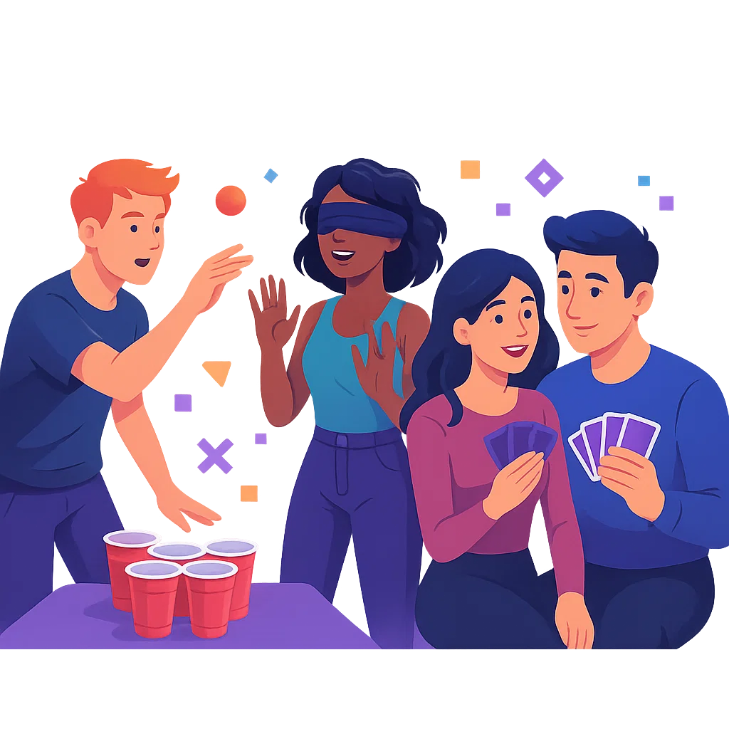 Beispielbild für Partyspiele Webseite